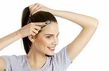 Polished Ponytail- Card-Step 2