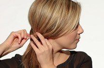 Over the Shoulder Ponytail- Step 2