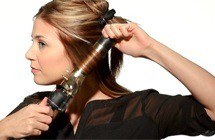 Step 2 for Beachy Waves Look