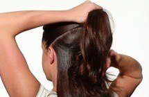 Low Chignon- Step 1  