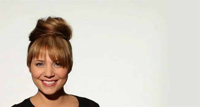 Fake Bang Top Knot