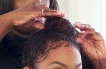 Step 4 For Fan Bun Look
