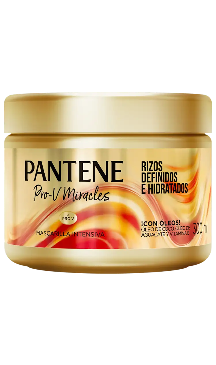 Mascarilla Intensiva Rizos Definidos e Hidratados de Pantene Pro V Miracles