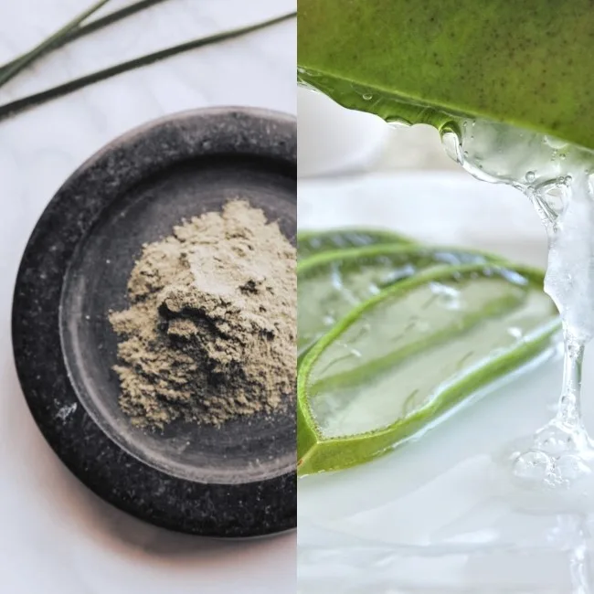 Bentonite Clay and Aloe Vera Hair Mask