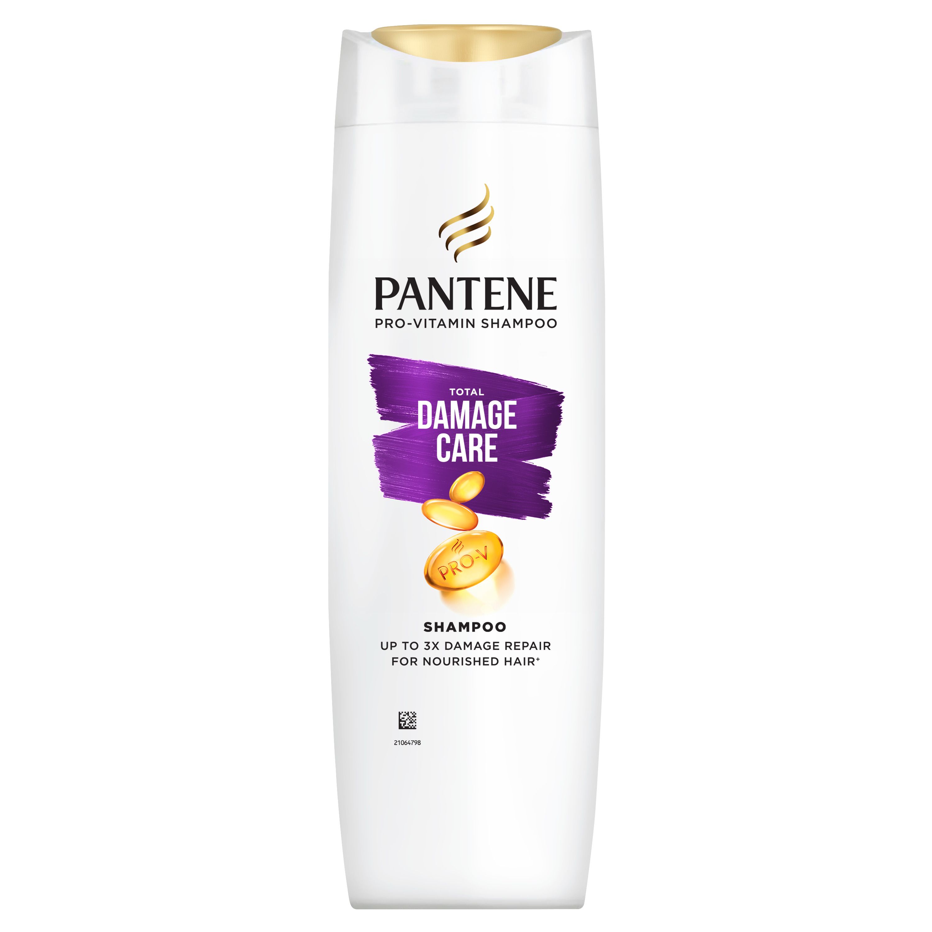 Pantene Pro-V Total Damage Care Shampoo 300ML for repairing damage and restoring smooth healthy hair Front