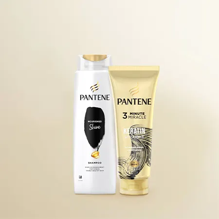 Nourished shine Shampoo & 3 Minute Miracle Keratin straight conditioner
