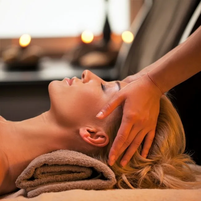 scalp massage hair treatment