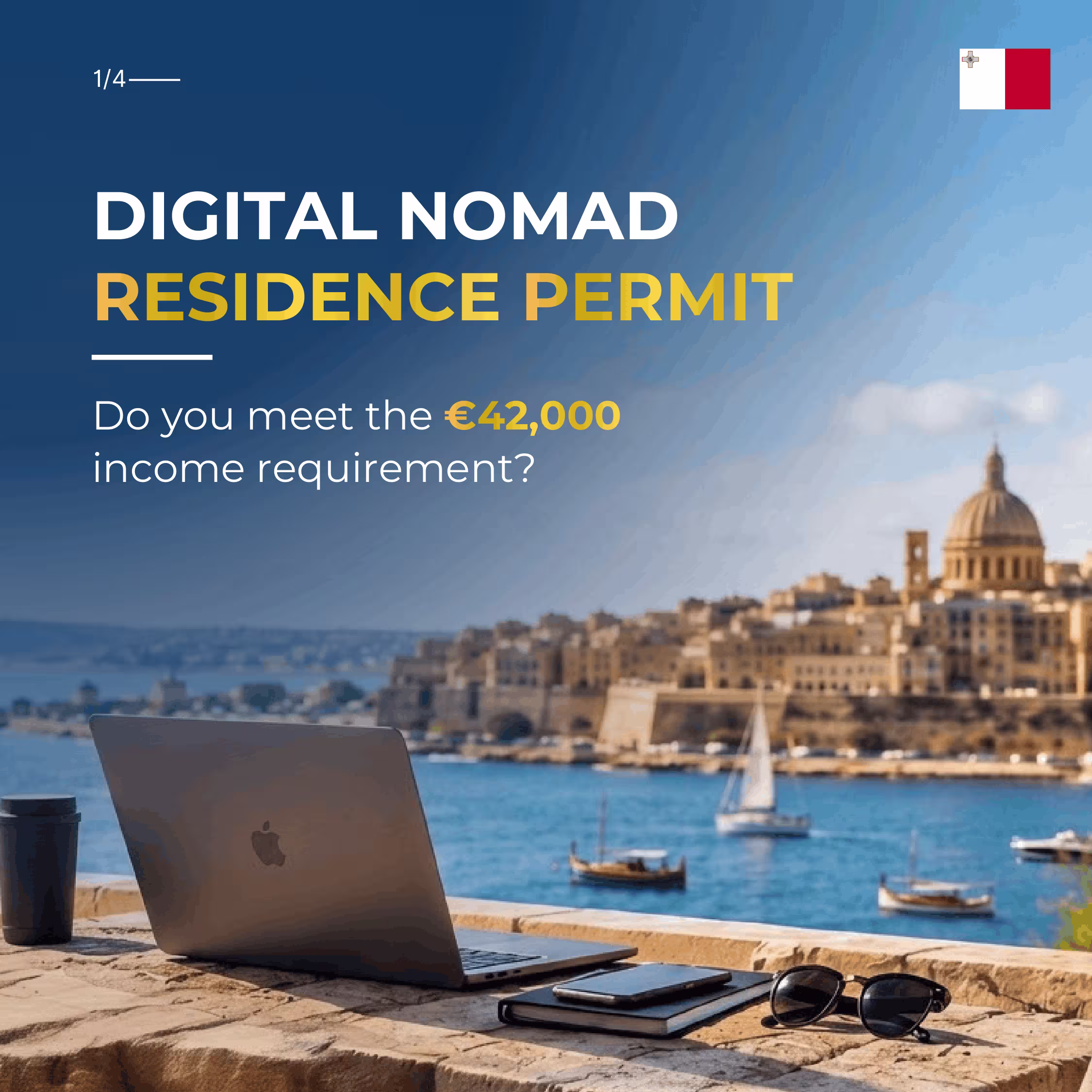 Malta Nomad Residence Permit: Understanding the €42,000 Income Requirement