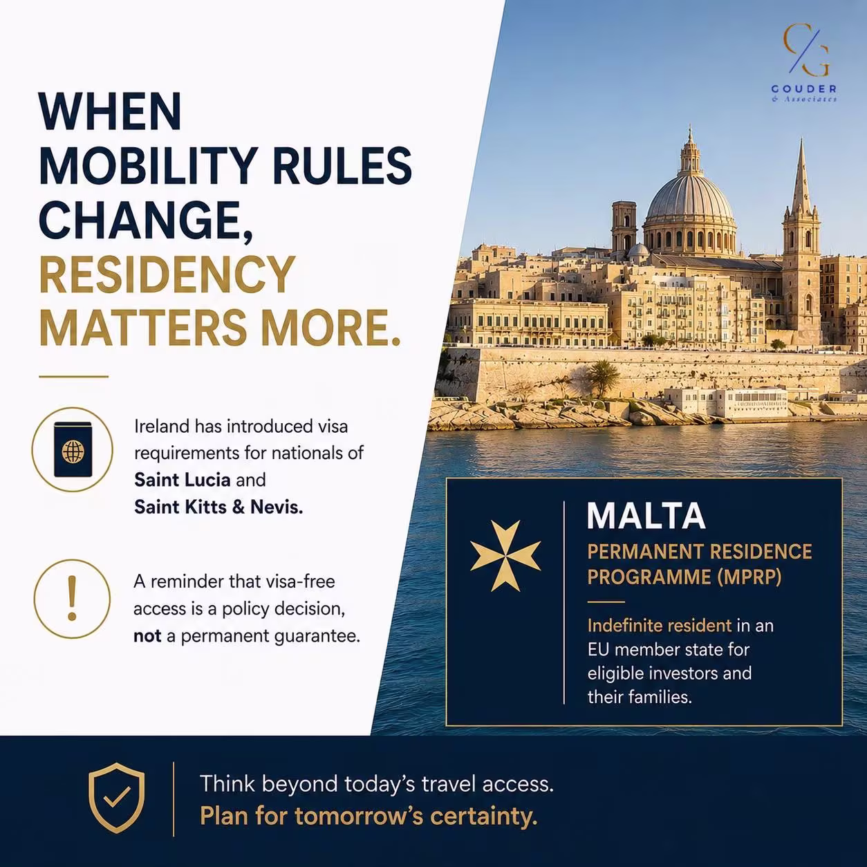 Beyond Visa-Free Travel: Why Global Mobility Planning Is Shifting Toward Permanent European Residency