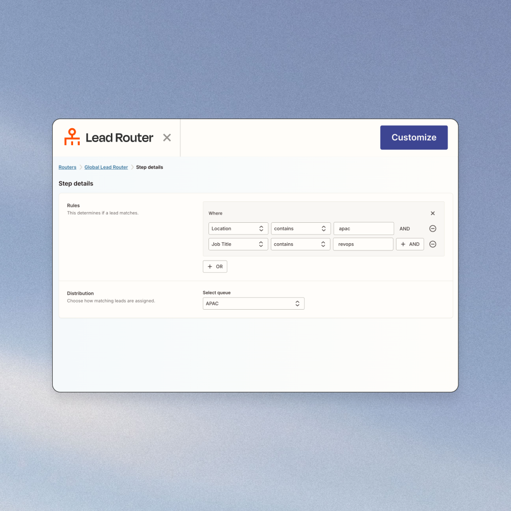 Zapier Lead Router