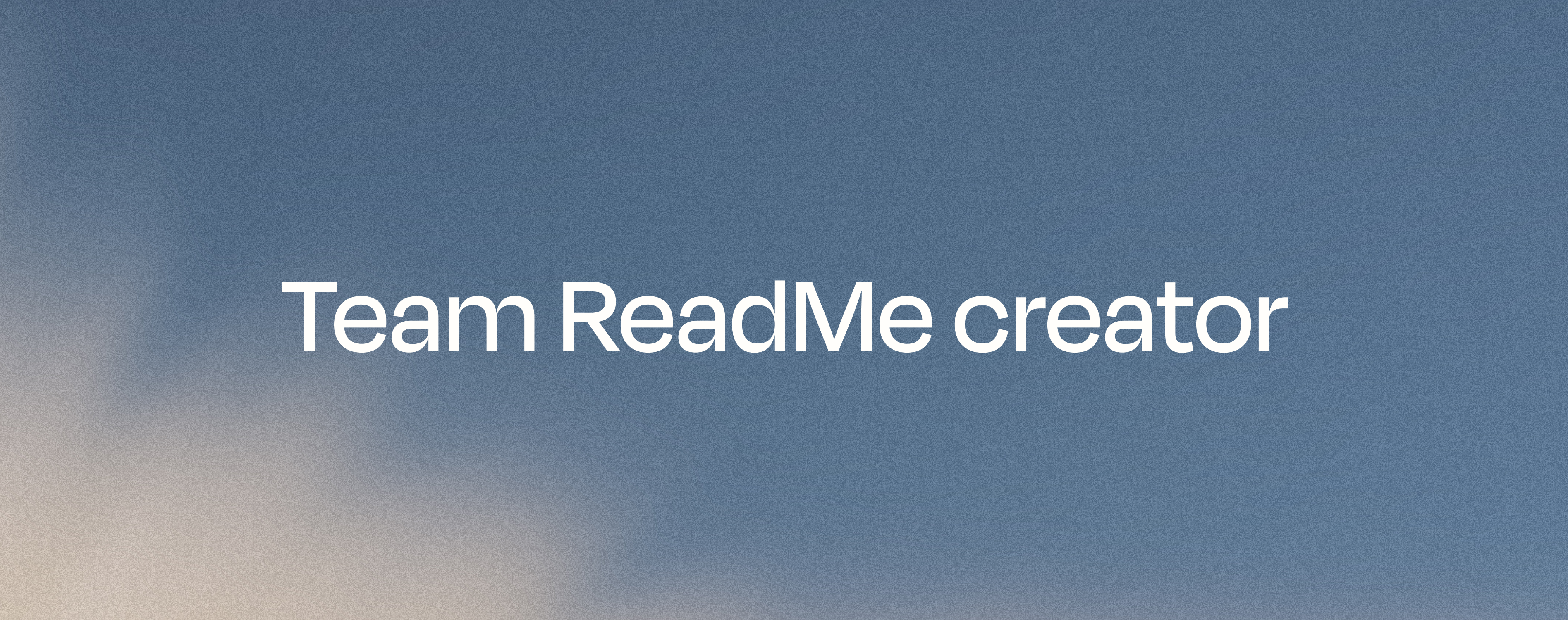 ReadMe-Ersteller des KI-Teams