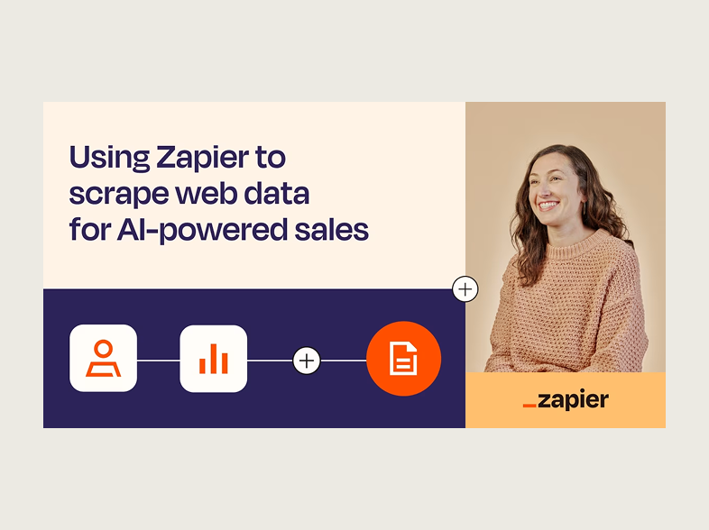 Using Zapier to scrape web data for AI-powered sales | Zapier