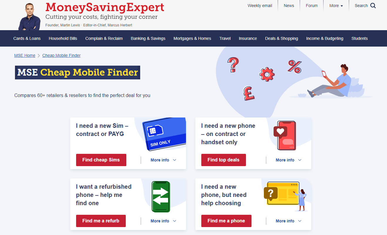 MoneySavingExpert Tool