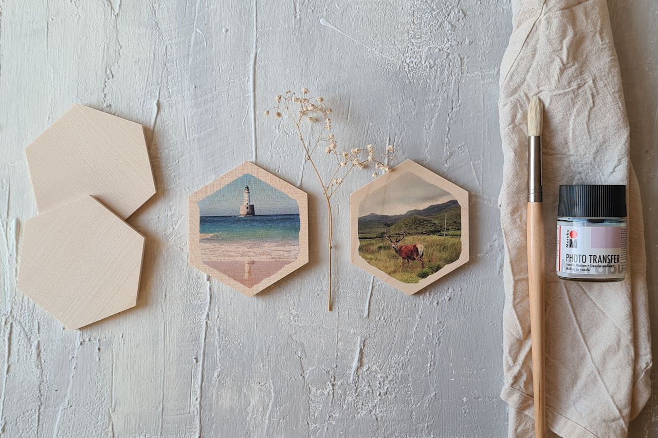 Urlaubsfotos auf Holz übertragen mit Photo Transfer