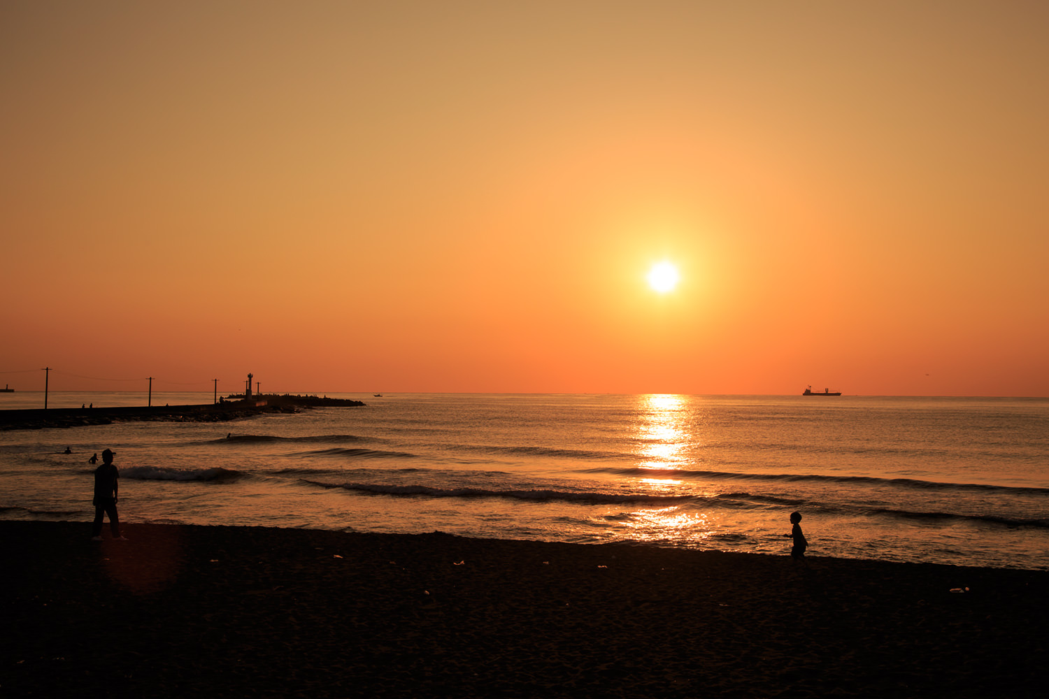 三國日落海灘