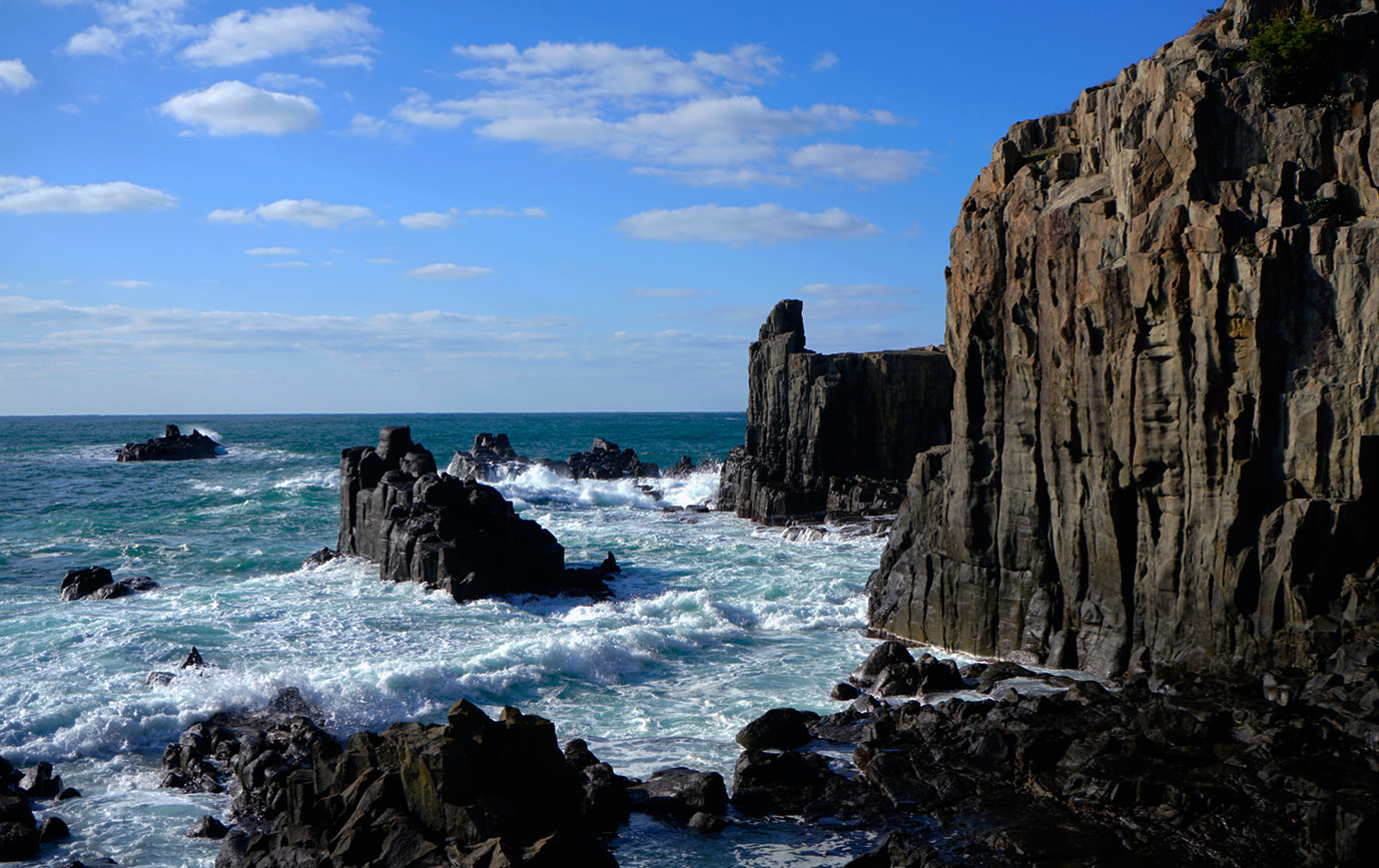 Dramatic Seaside Cliffs