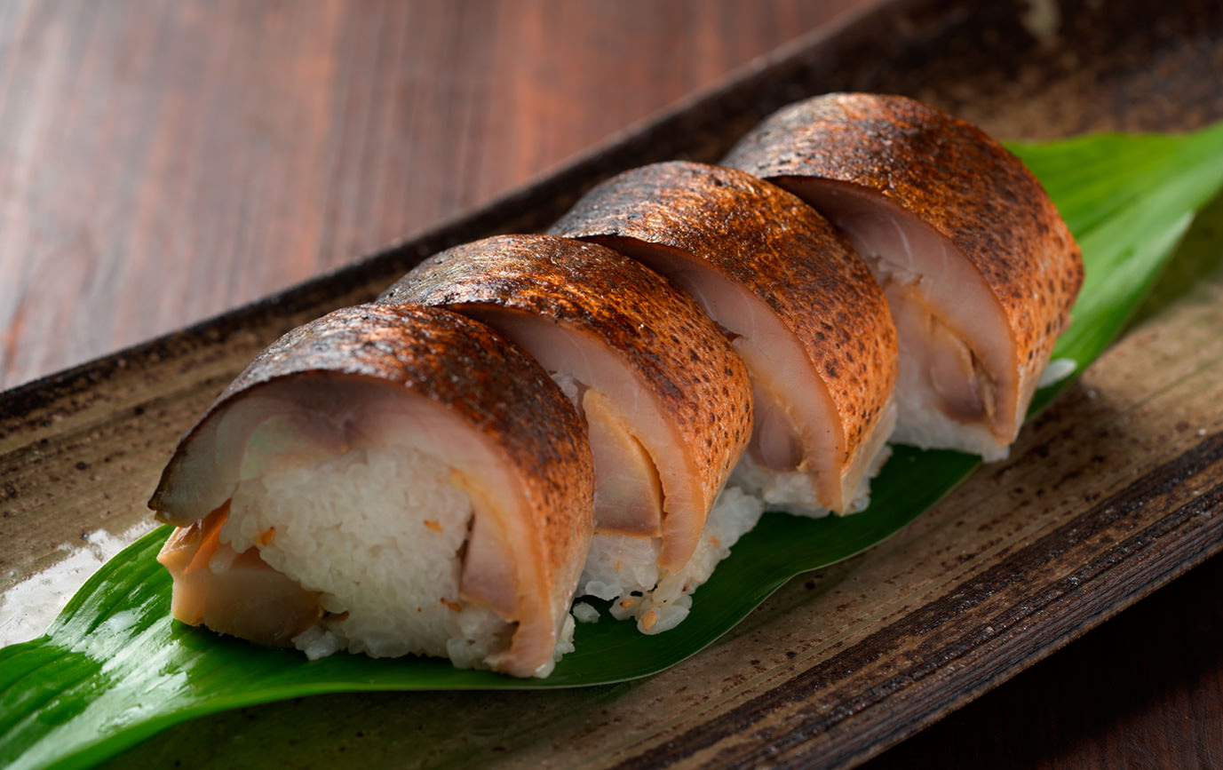 Grilled Mackerel Sushi