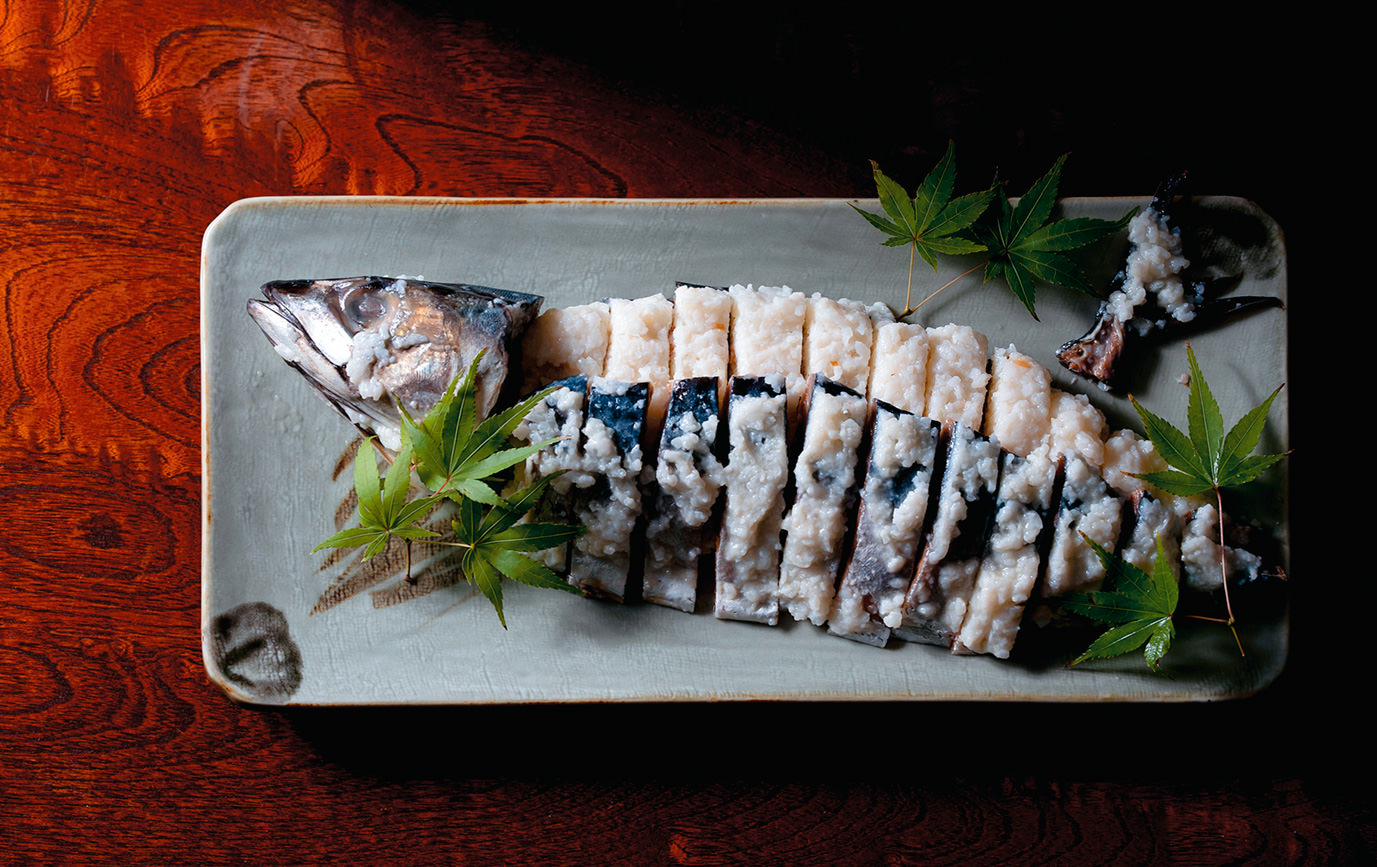 Grilled Mackerel Sushi