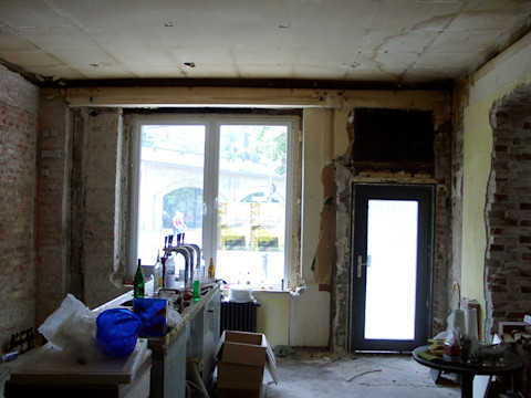 Brel interior view bar room before renovation