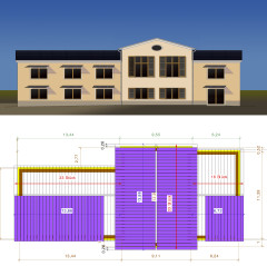 Nechlin Schnitterhaus Design-Drawing-PV-Facade-Roof