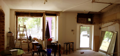 Brel - interior before renovation