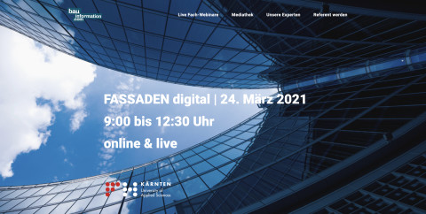 Fassaden Schwerpunkttag FH-Kärnten Fassaden Schwerpunkttag FH-Kärnten