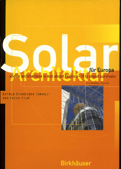 Solararchitektur für Europa - Buch