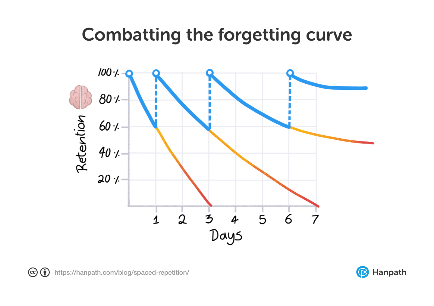 Combatting the forgetting curve