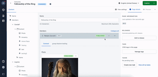 Changelog - Drag and Drop