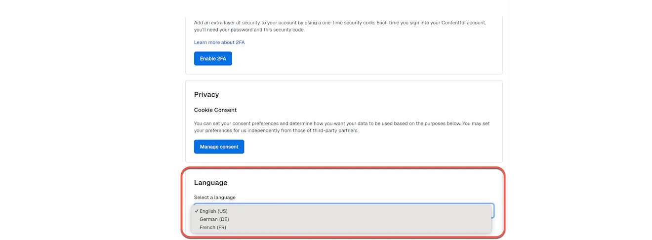 language settings-UI-changelog