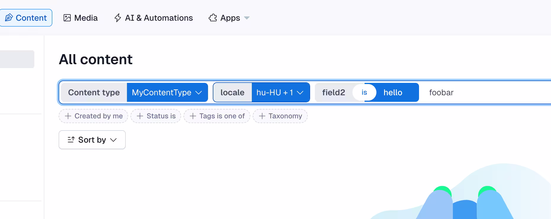 locale search filtering