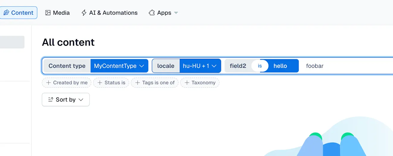 locale search filtering