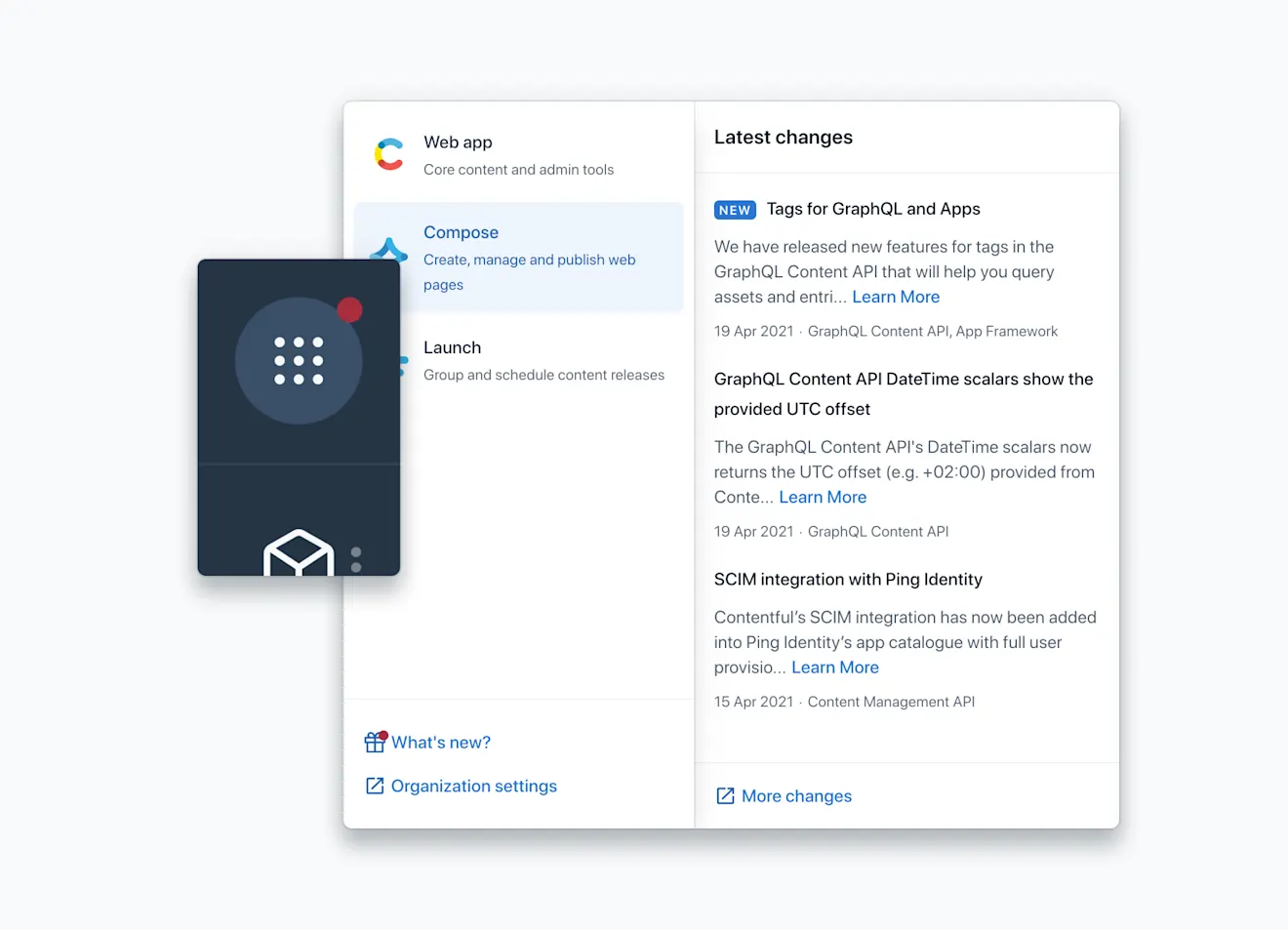 Changelog notification and updates