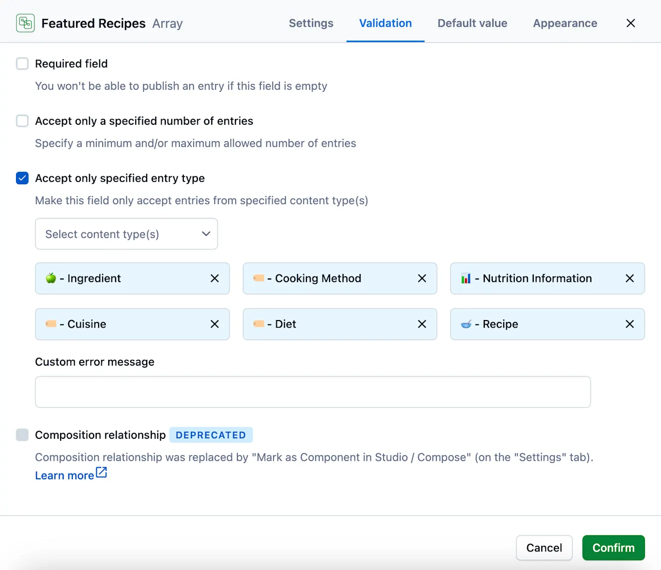 Redesigned reference field checkboxes 2
