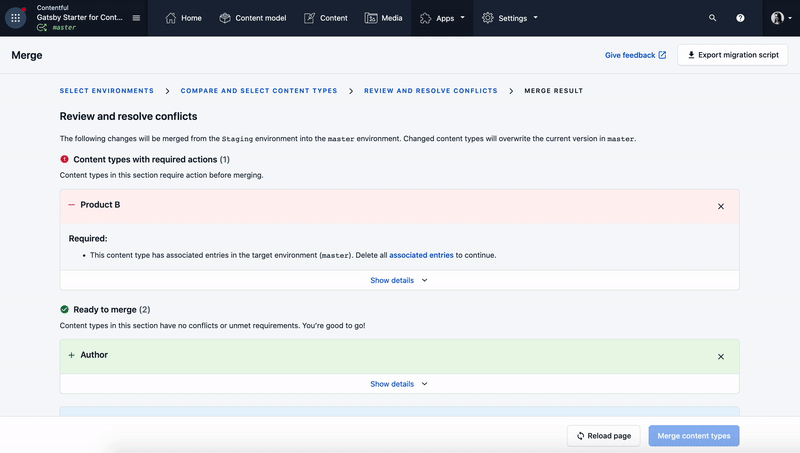 Merge app gif - export migrations