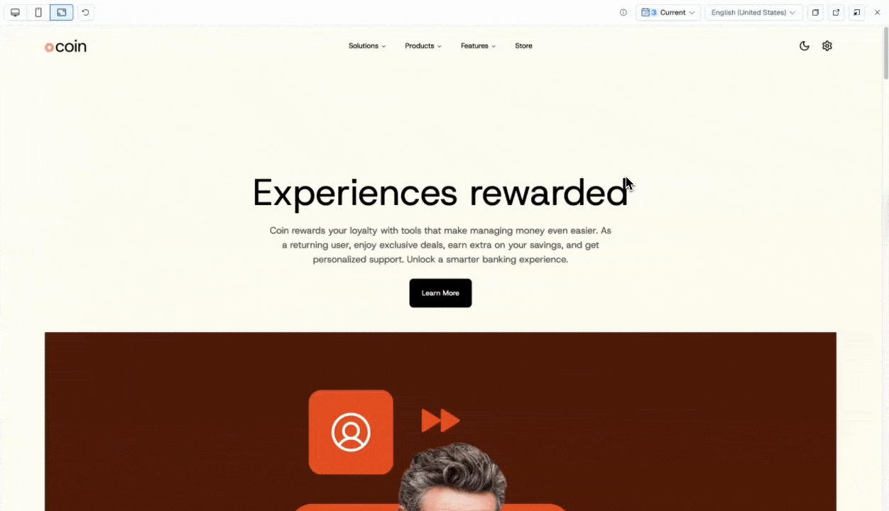 Timeline feature