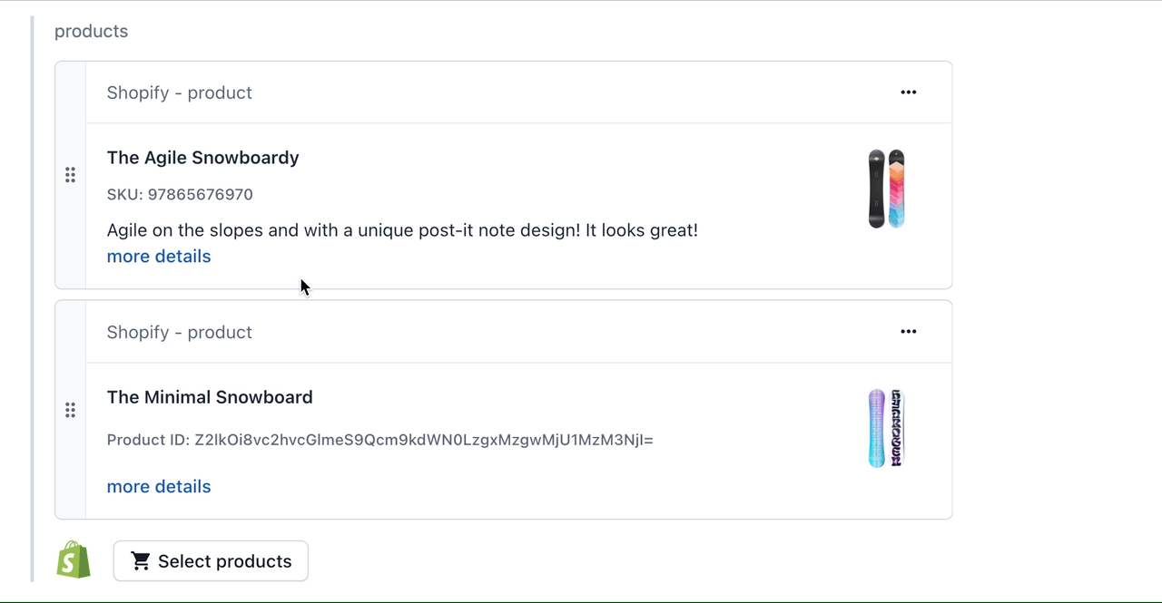 Updated Shopify App - With rich previews