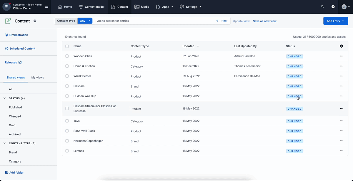Workflows: Search and Filtering
