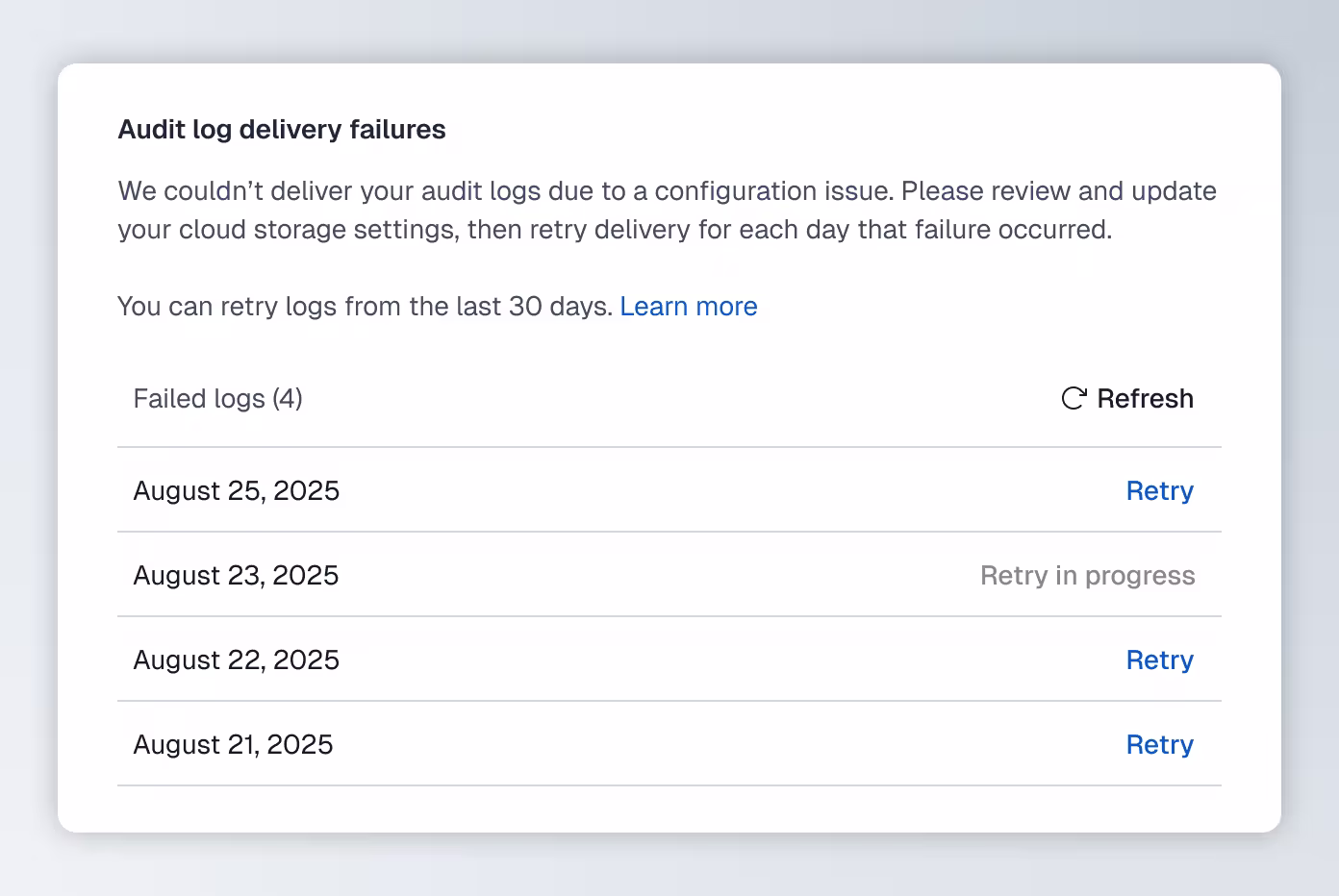 audit-logs-retry-ui