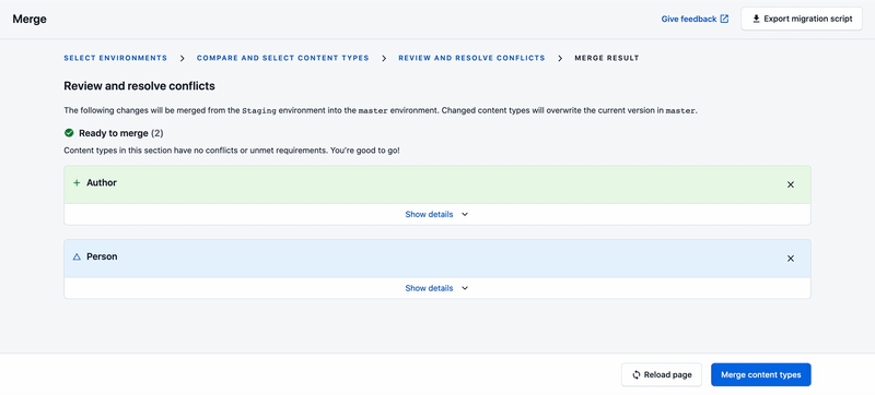 Merge app gif - merge content types