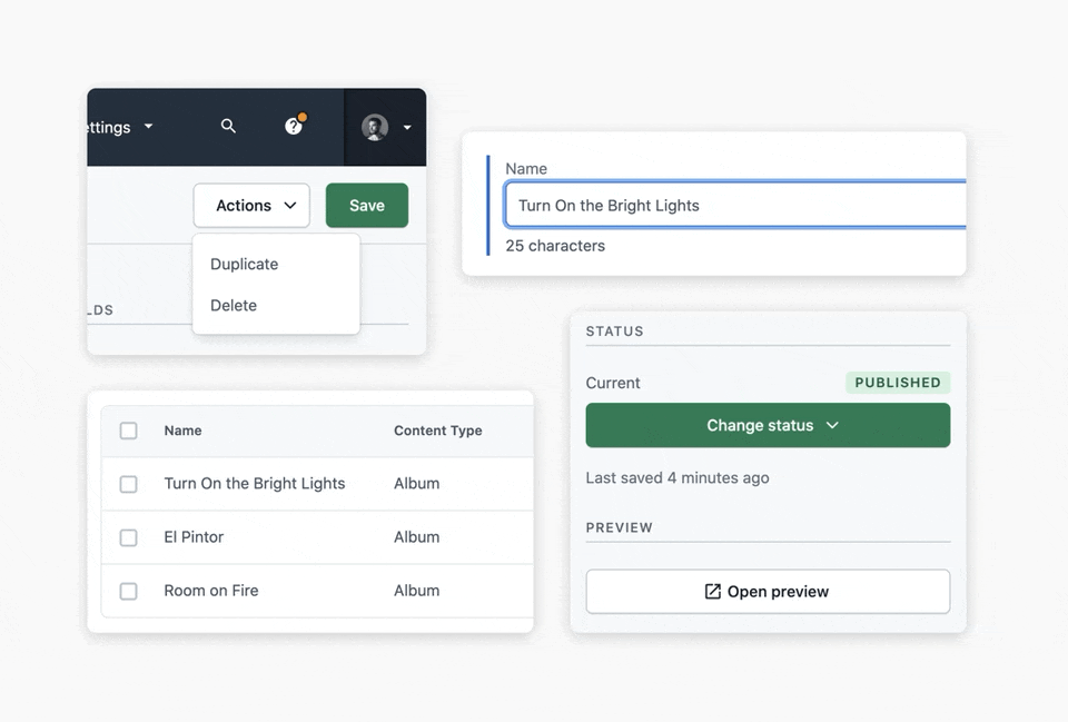 Contentful Web Application Visual Refresh