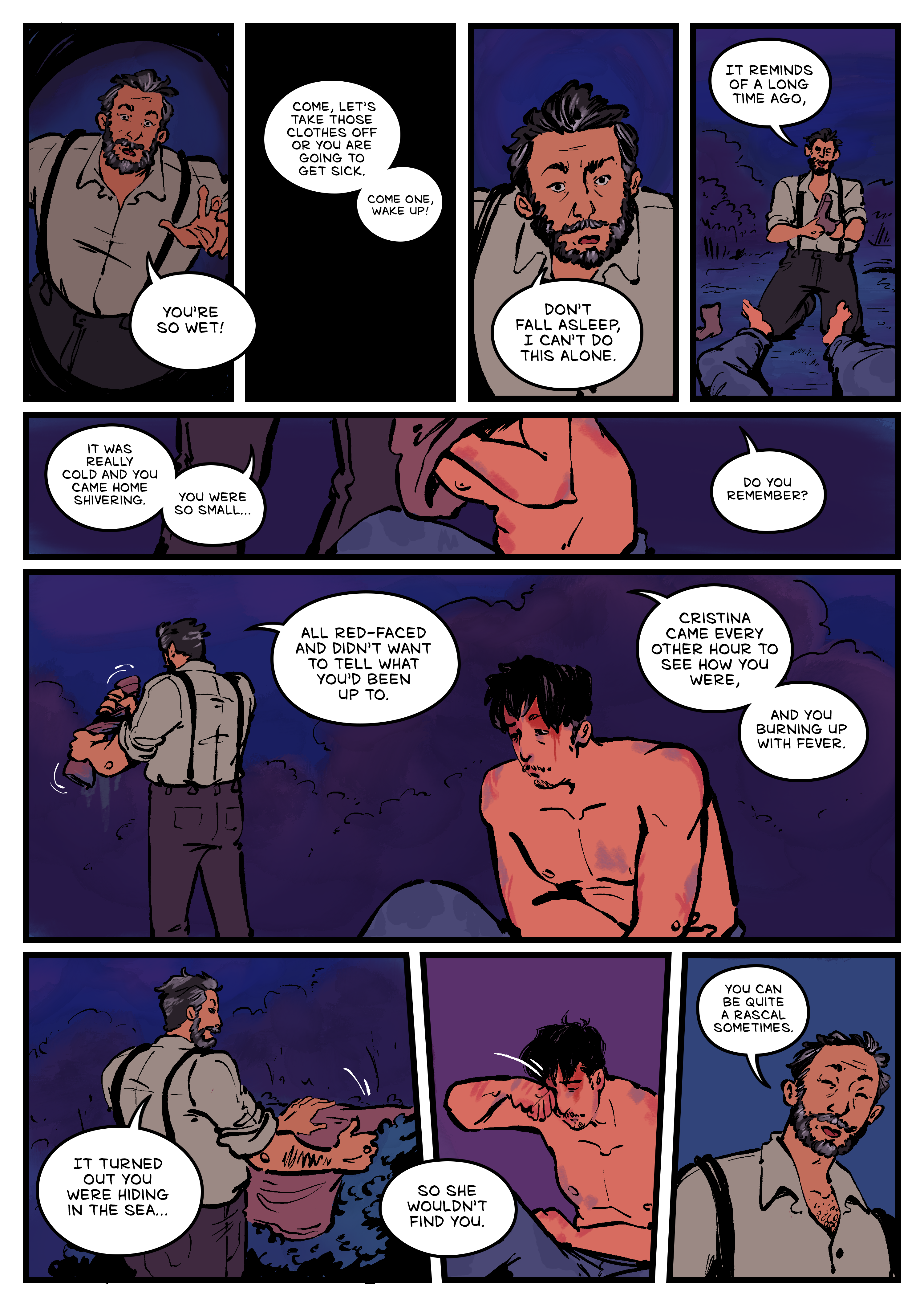 Comic page. Complete transcript for the content below.
