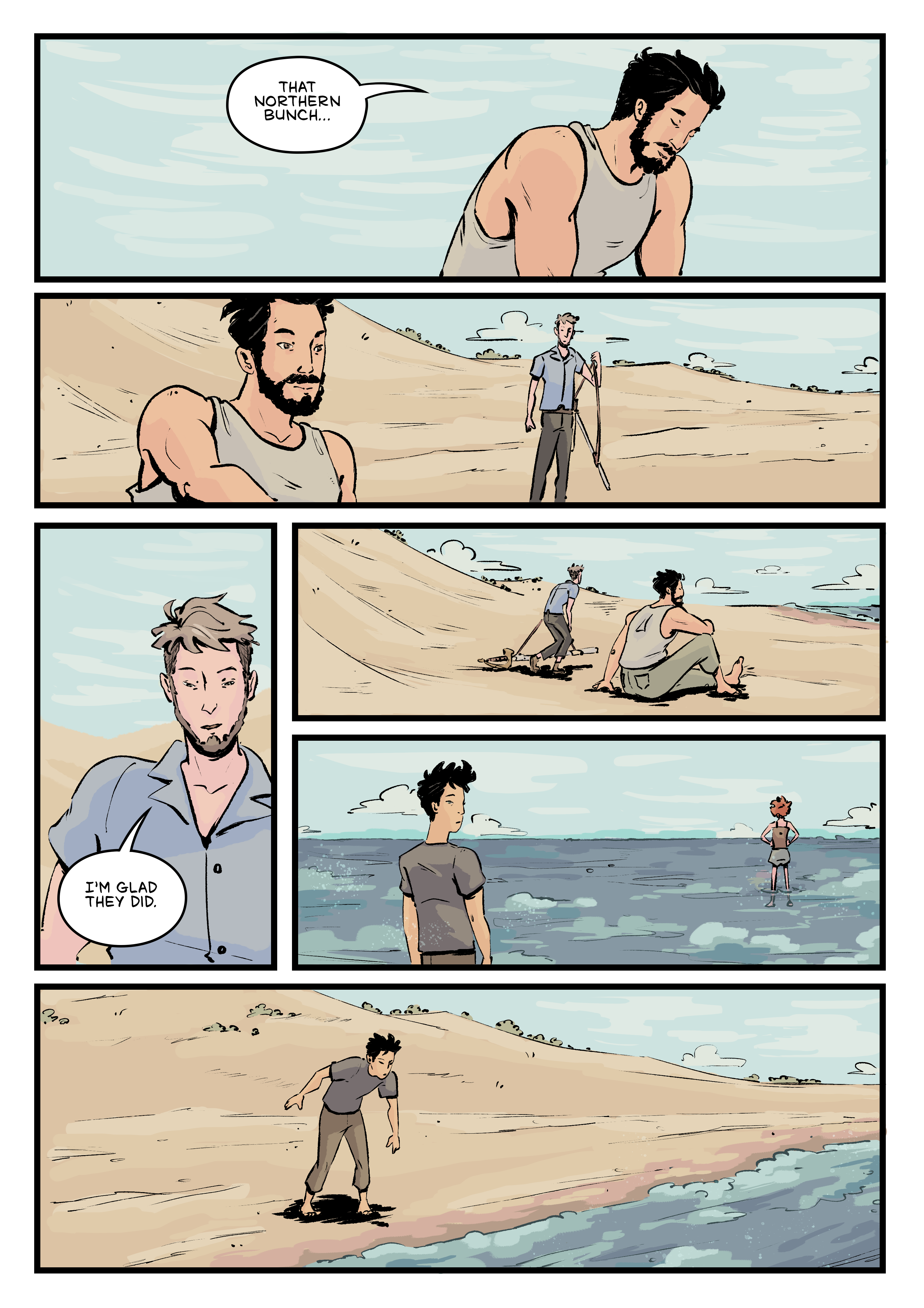 Comic page. Complete transcript for the content below.