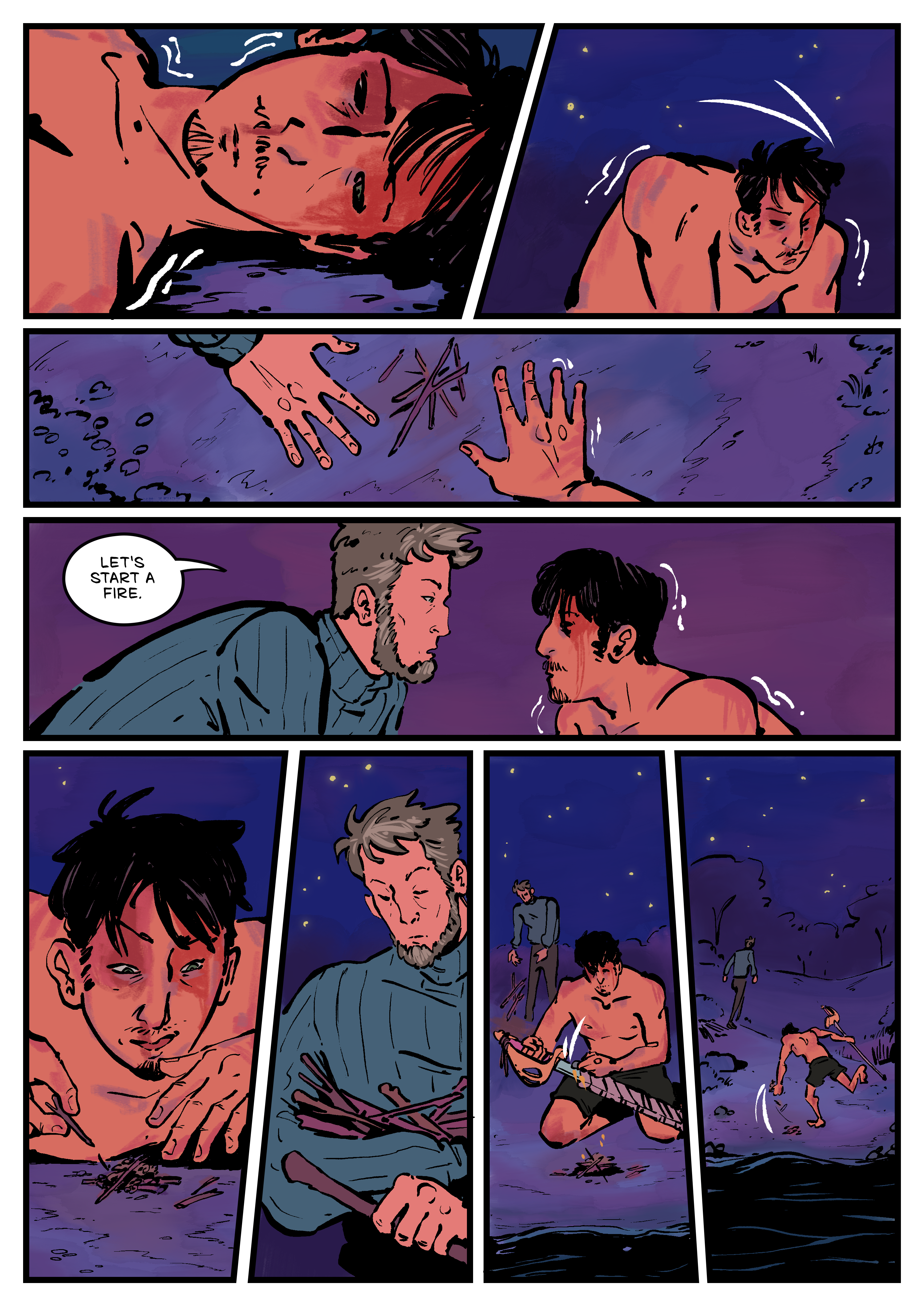 Comic page. Complete transcript for the content below.