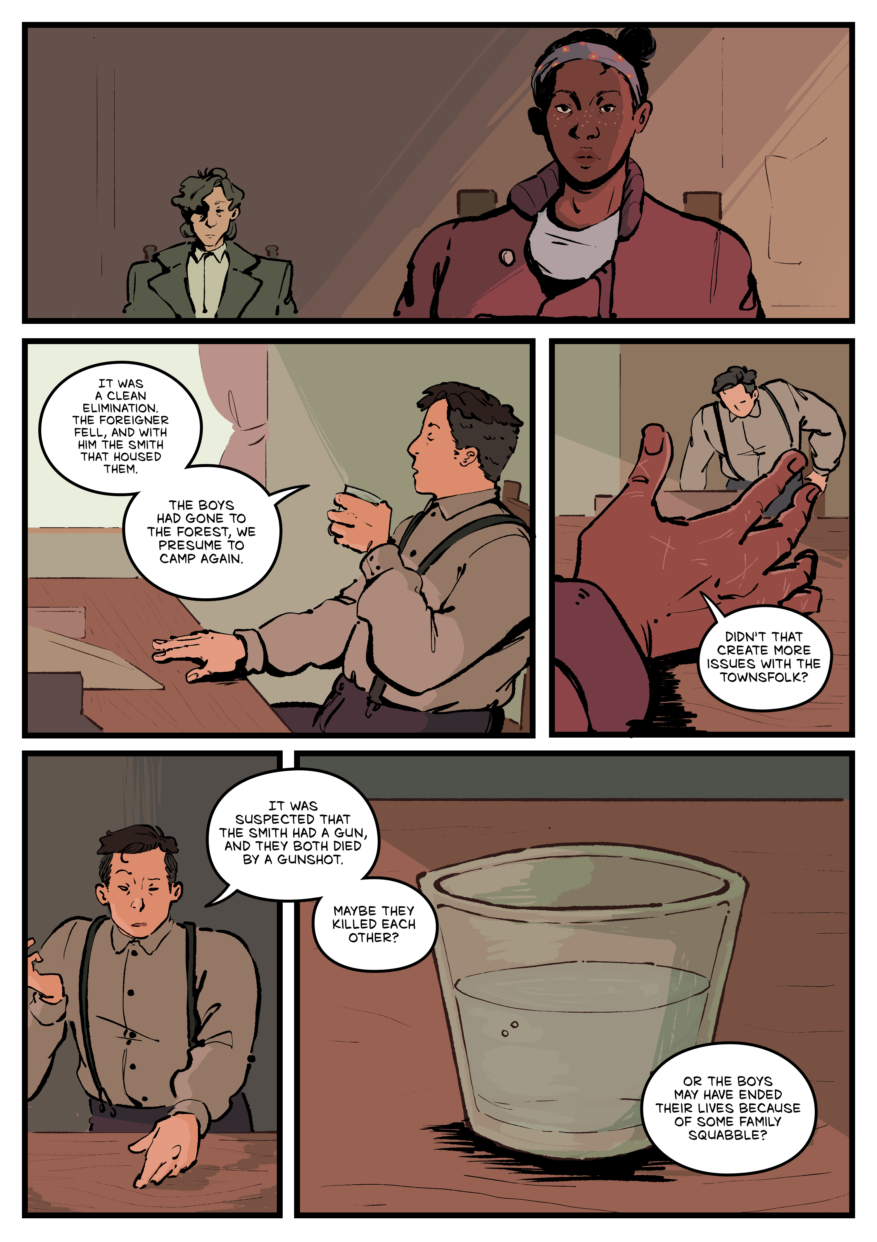 Comic page. Complete transcript for the content below.