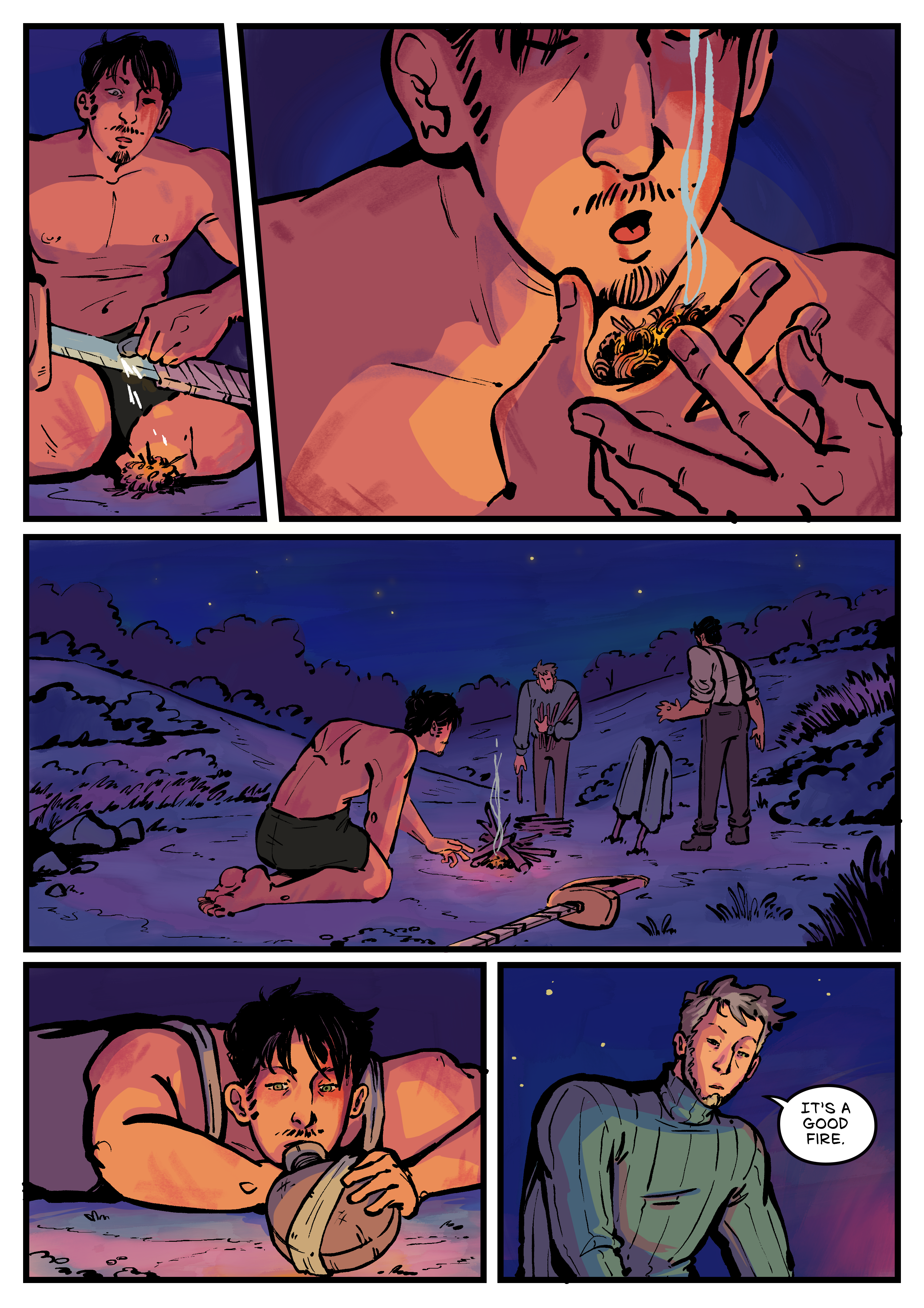 Comic page. Complete transcript for the content below.