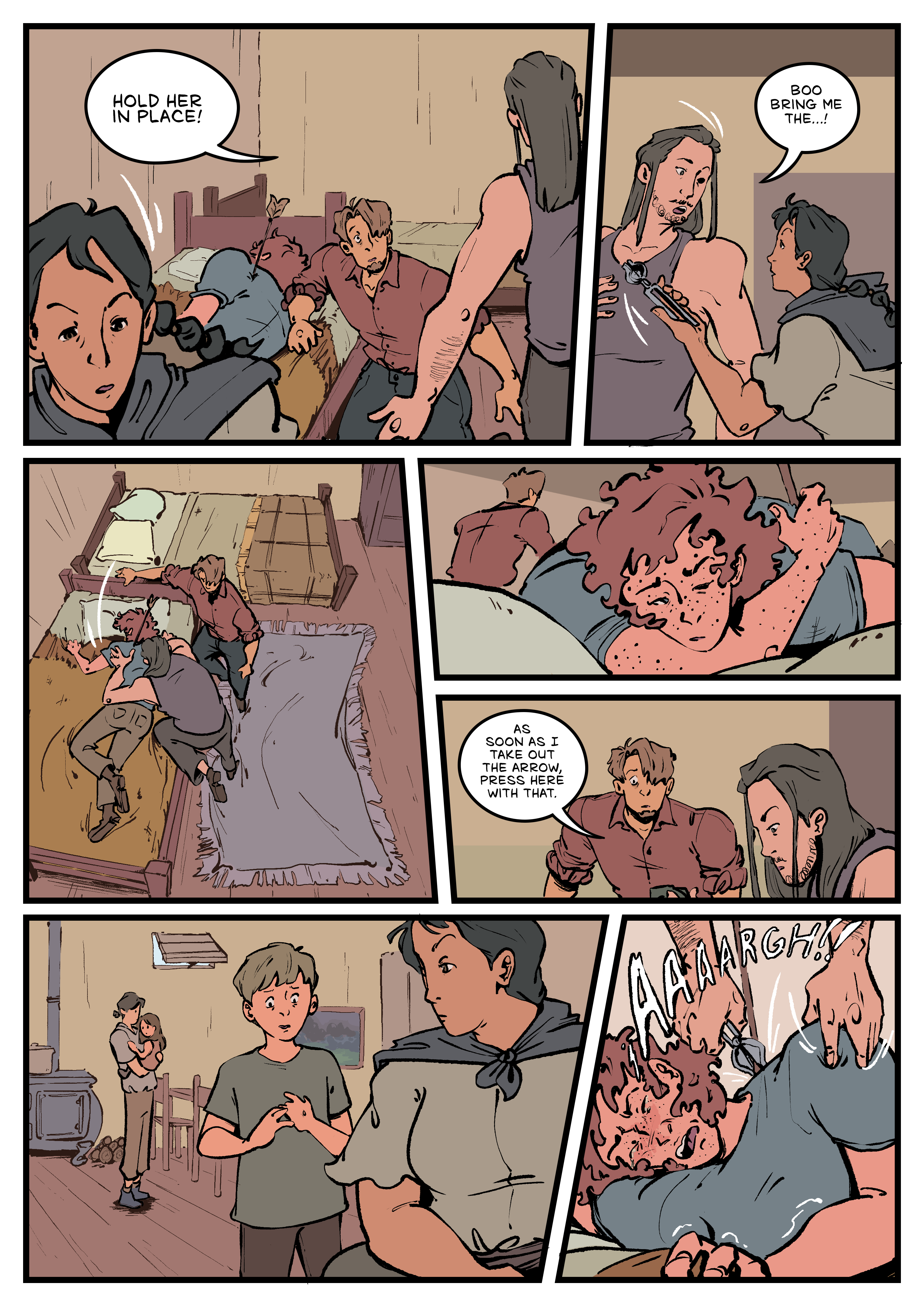 Comic page. Complete transcript for the content below.