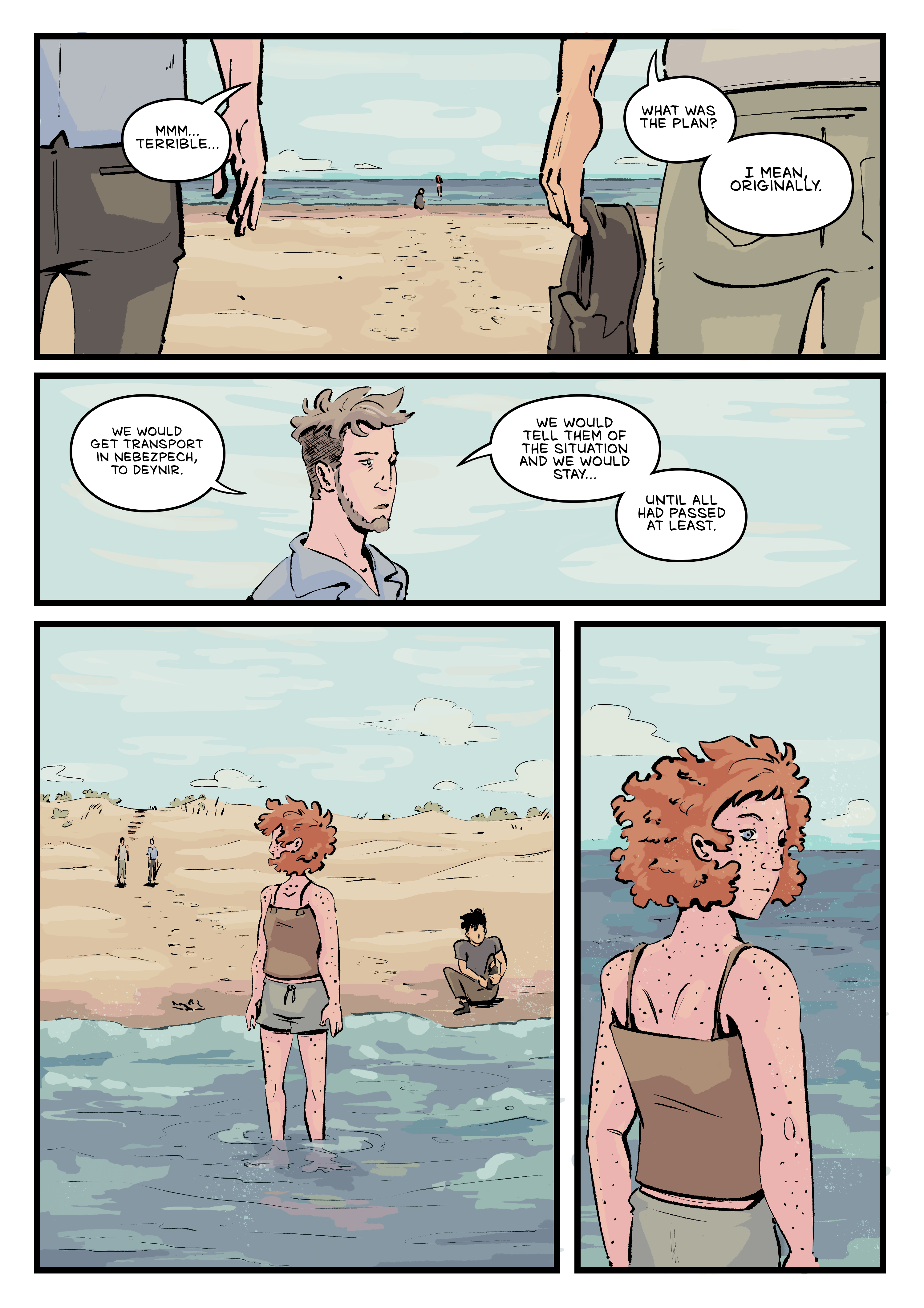 Comic page. Complete transcript for the content below.
