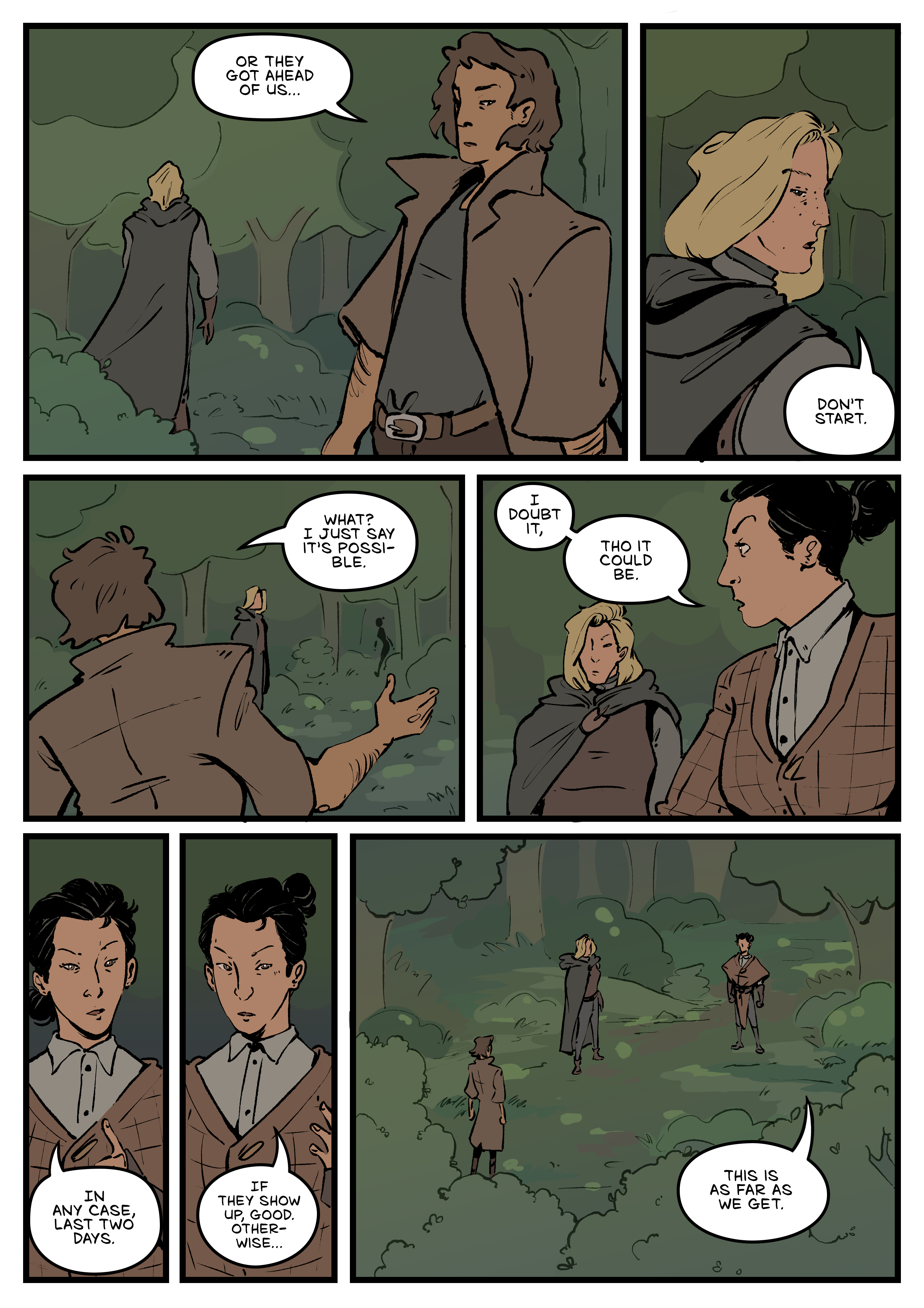 Comic page. Complete transcript for the content below.