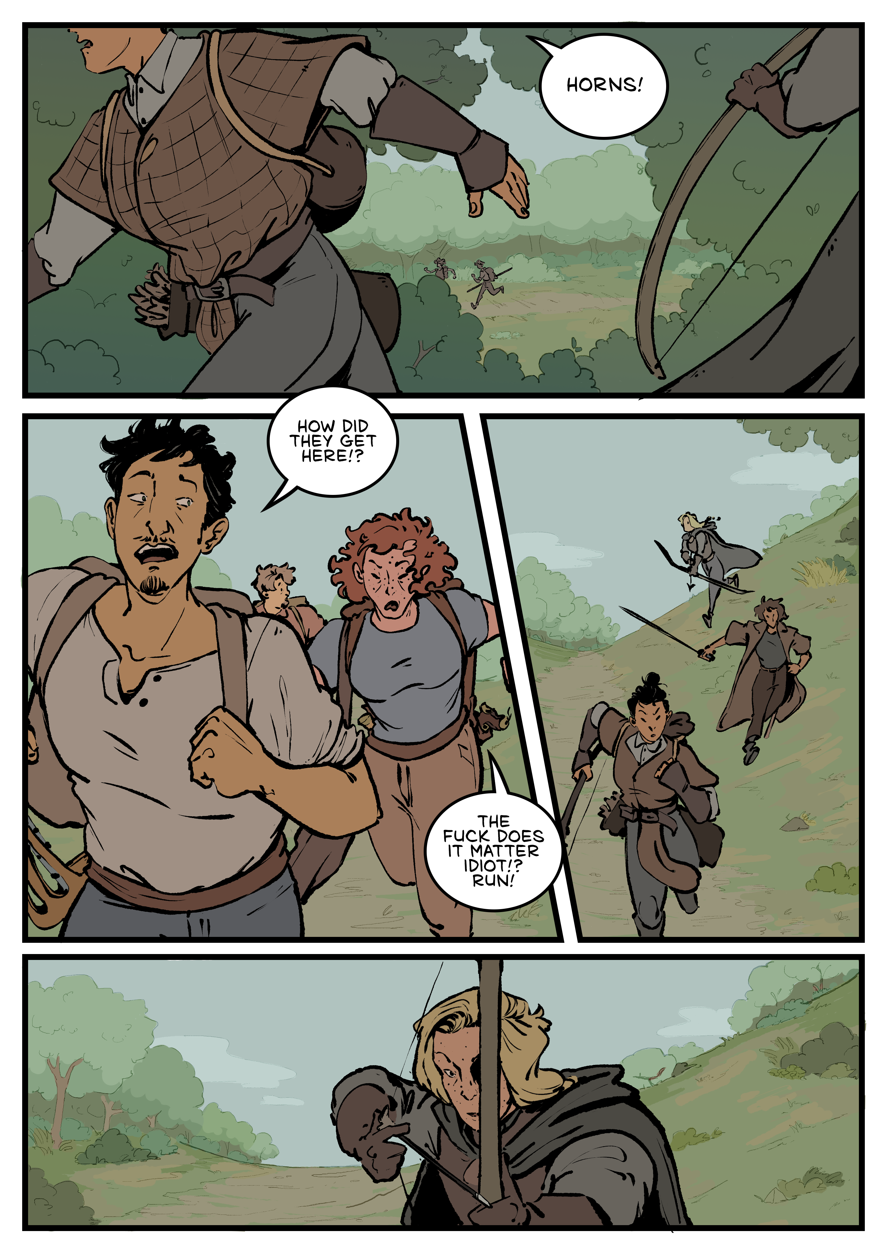 Comic page. Complete transcript for the content below.